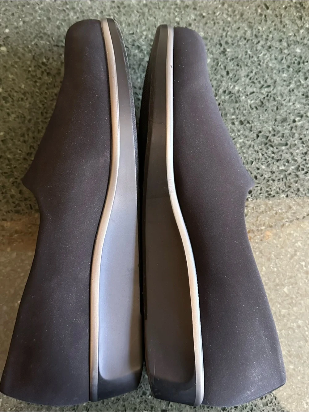SAS Bliss Slip On Wedge Heel Comfort Shoes Black Women's size 11 M